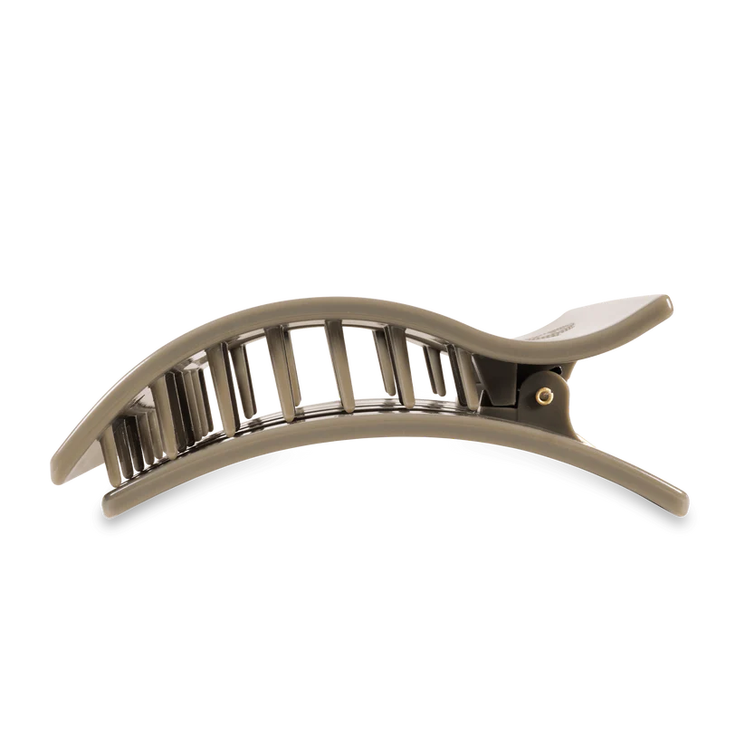 Teleties Large Flat Rectangle Hair Clip Sage It Ain't So