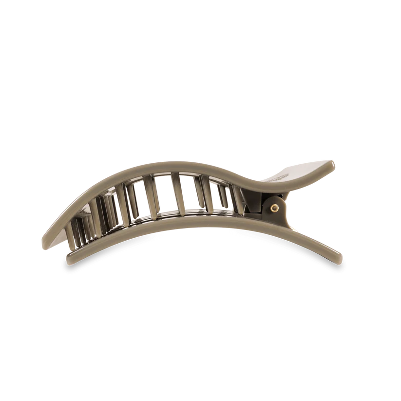 Teleties Medium Flat Rectangle Hair Clip Sage It Ain't So