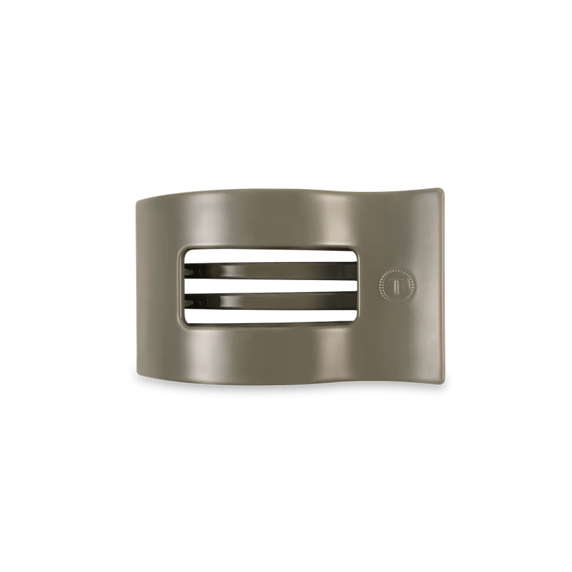 Teleties Small Flat Rectangle Hair Clip Sage It Ain't So