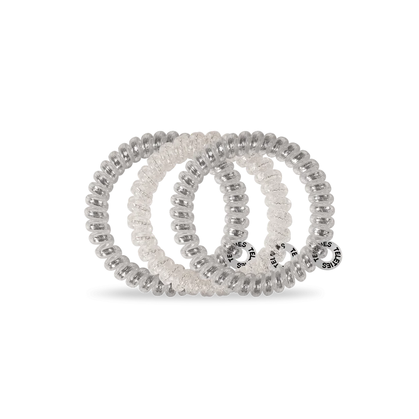 Teleties Small Silver Slay