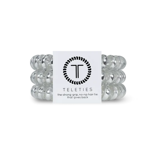 Teleties Large Electric Silver