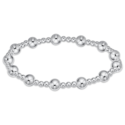 Classic Sincerity Pattern 6mm Bracelet Sterling