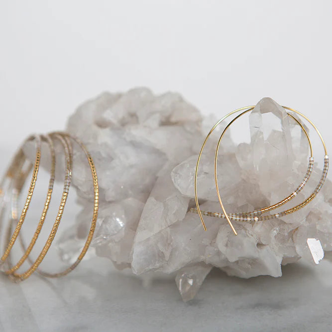 Norah Earrings Smoky Quartz