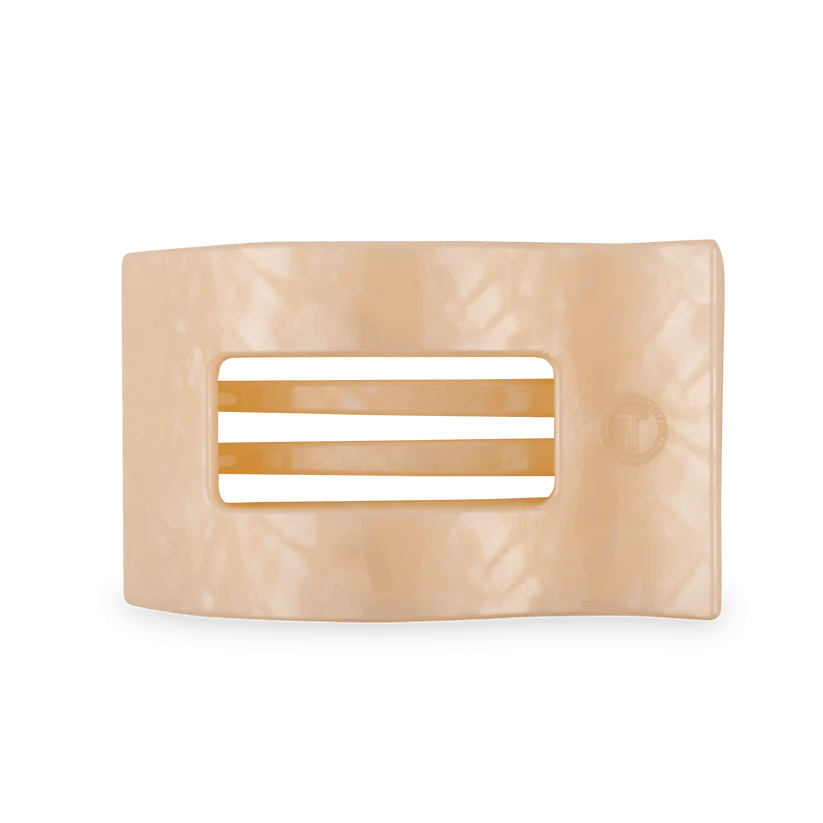 Teleties Large Flat Rectangle Hair Clip Soft Surf