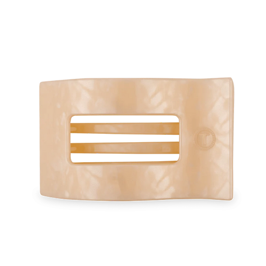 Teleties Large Flat Rectangle Hair Clip Soft Surf