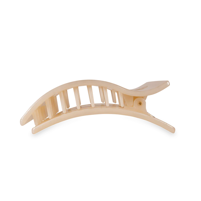 Teleties Large Flat Rectangle Hair Clip Soft Surf