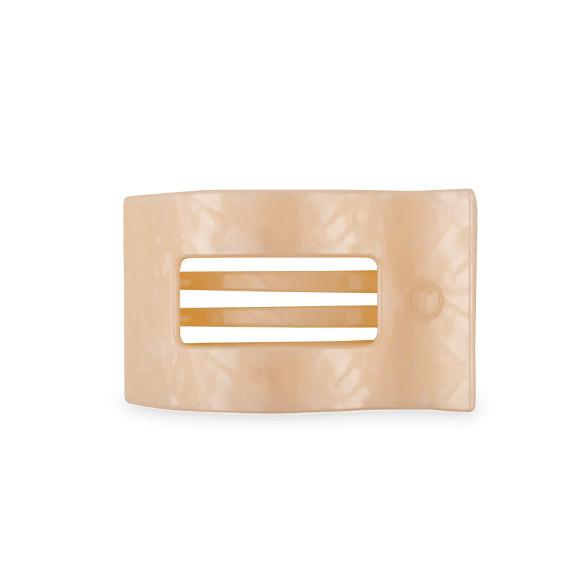 Teleties Medium Flat Rectangle Hair Clip Soft Surf