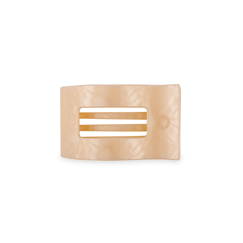 Teleties Small Flat Rectangle Hair Clip Soft Surf