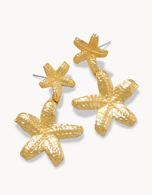 Star of the Sea Earrings Gold