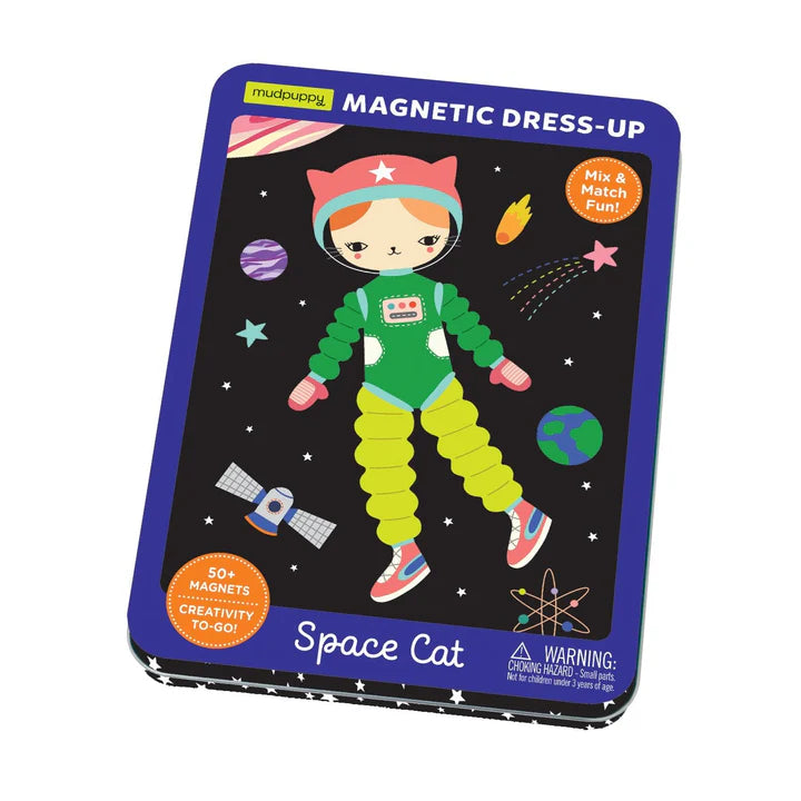 Magnetic Dress-Up Space Cat