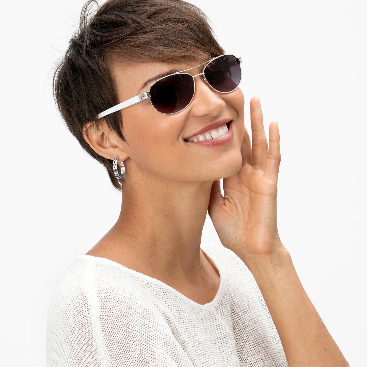 Sugar Shack Sunglasses White