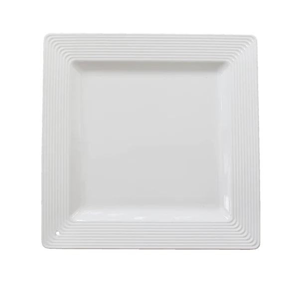 Nora Fleming Square Platter Pinstripes