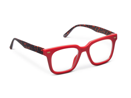 Peepers Readers Starlet Red Leopard Tortoise