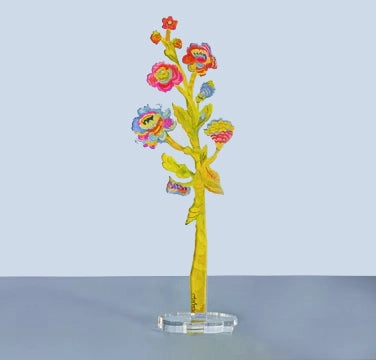 Strawberry Stalk Large Acrylic Flower