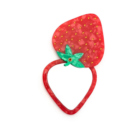 Strawberry Compact Mirror