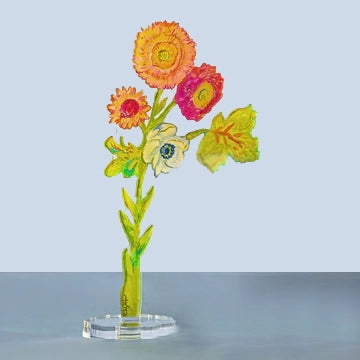 Strawflower Large Acrylic Flower