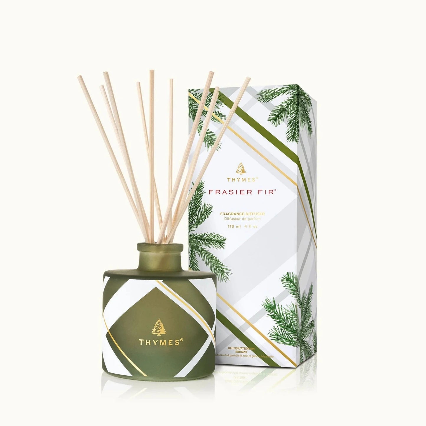 Frasier Fir Frosted Plaid Petite Reed Diffuser