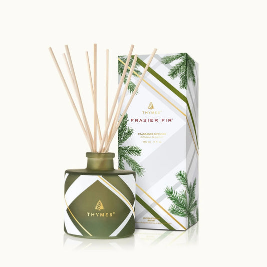 Frasier Fir Frosted Plaid Petite Reed Diffuser