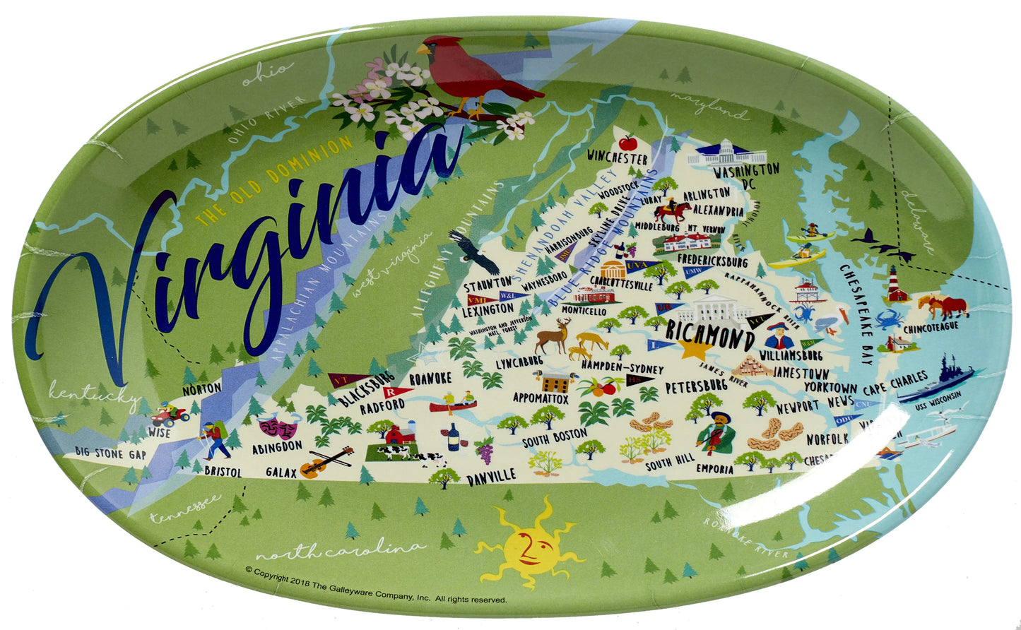 Virginia Tidbit Tray