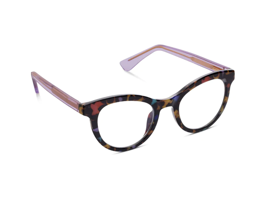 Peepers Readers Tribeca Peepfetti Tortoise/Purple