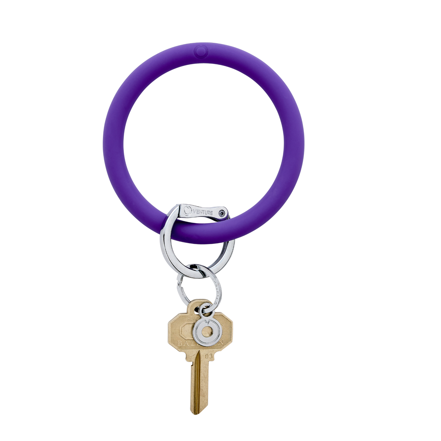 Silicone Big O Key Ring ViOlet