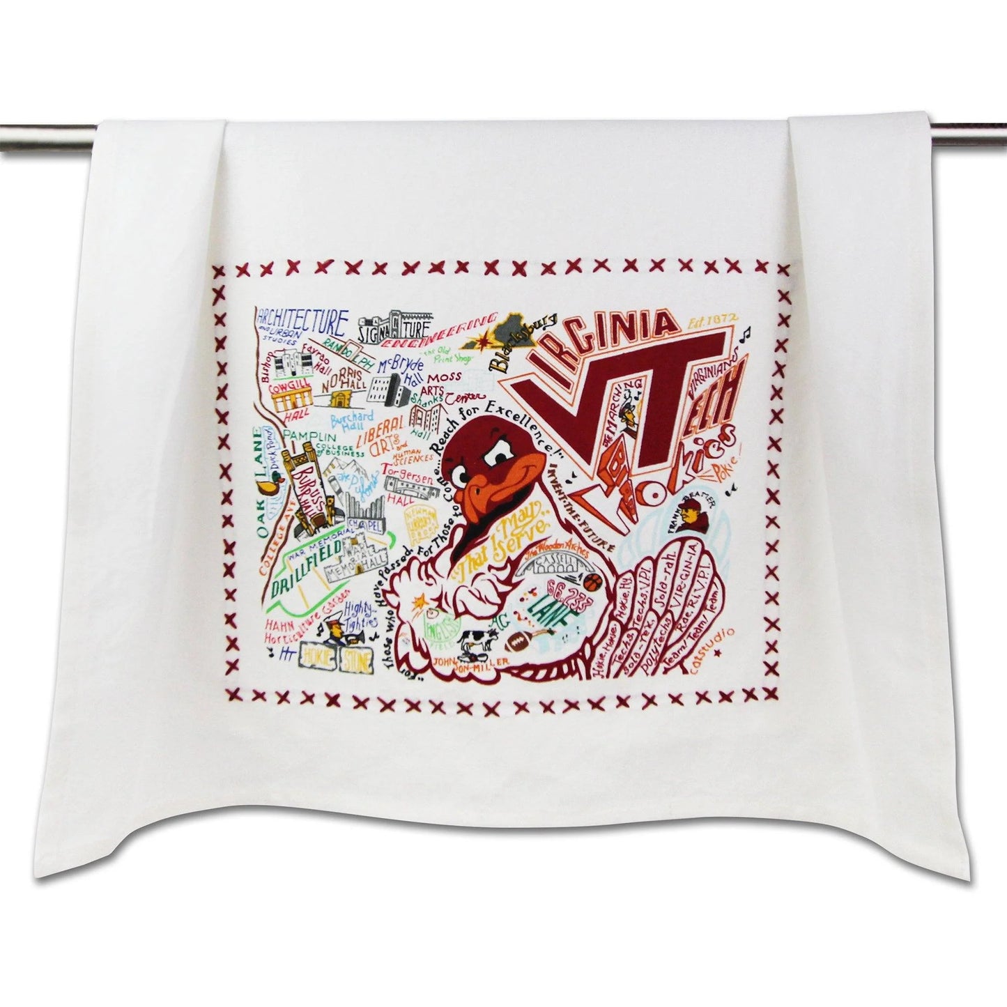 Catstudio Dish Towel VA TECH