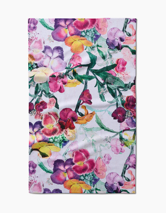 Wallflower Tea Towel