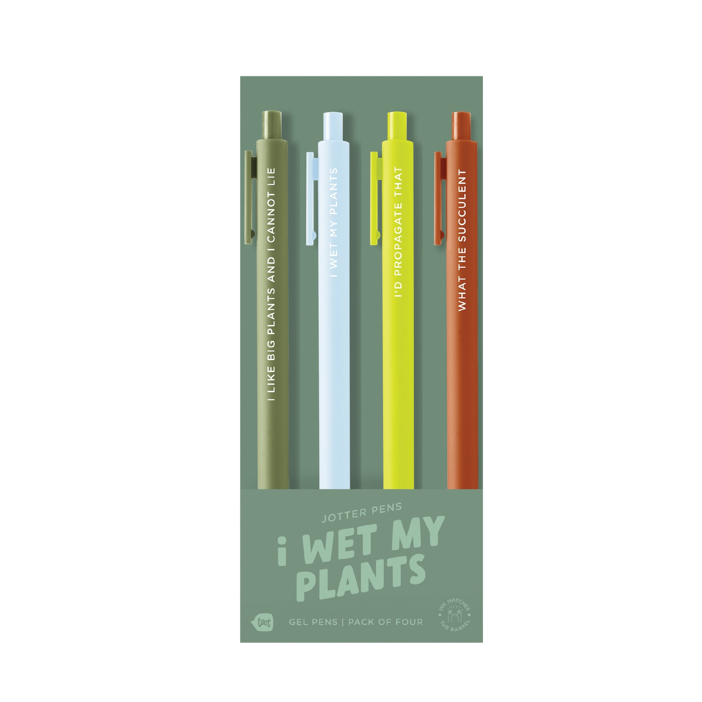 I Wet My Plants Jotter Set 4-Pack