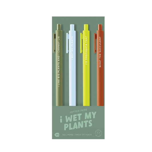 I Wet My Plants Jotter Set 4-Pack