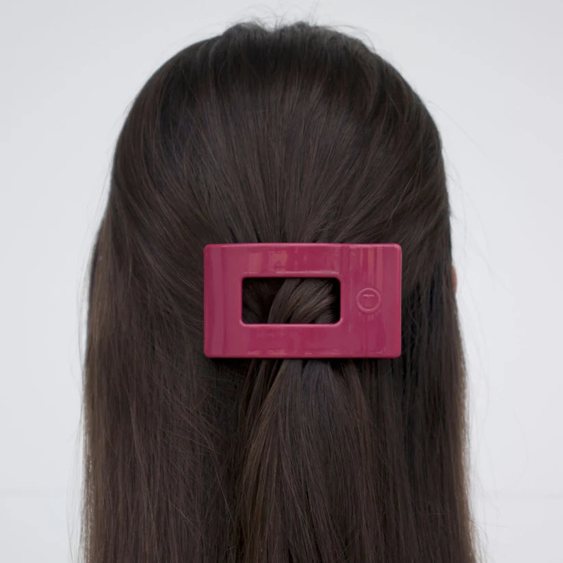Teleties Small Flat Rectangle Hair Clip Wild Side