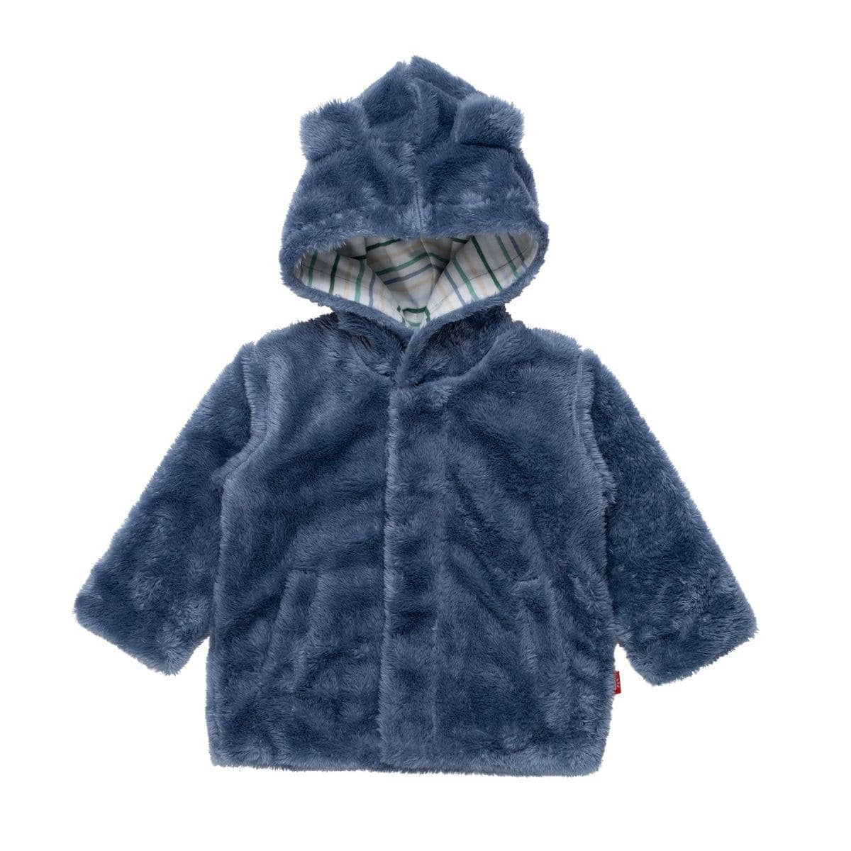 Winter Sky Blossom Minky Jacket