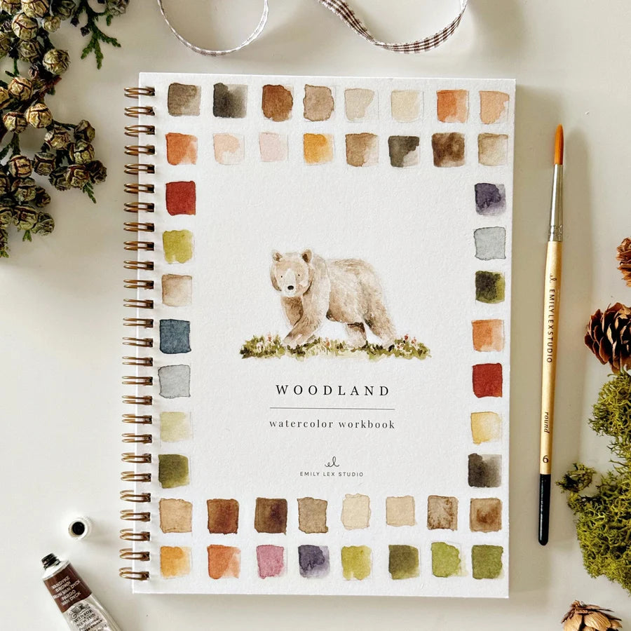 Watercolor Workbook Woodland