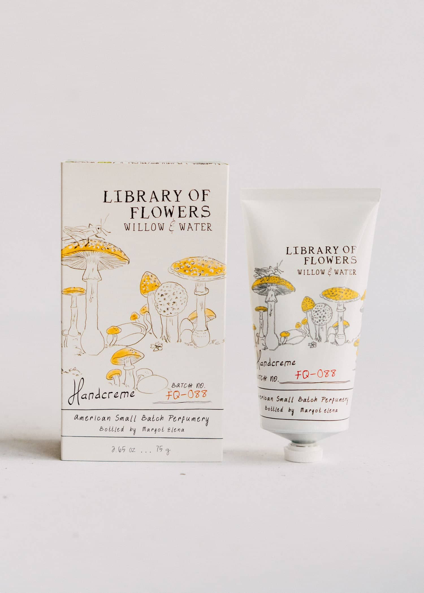 Library of Flowers Boxed Handcreme Willow & Water