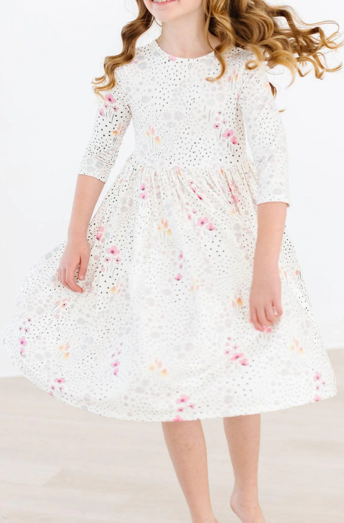 Twirl Pocket Dress Whimsical Wildflowers