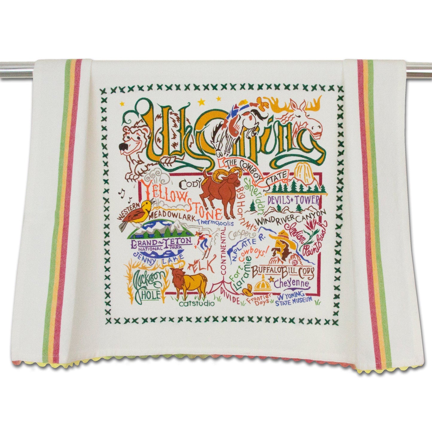 Catstudio Dish Towel Wyoming