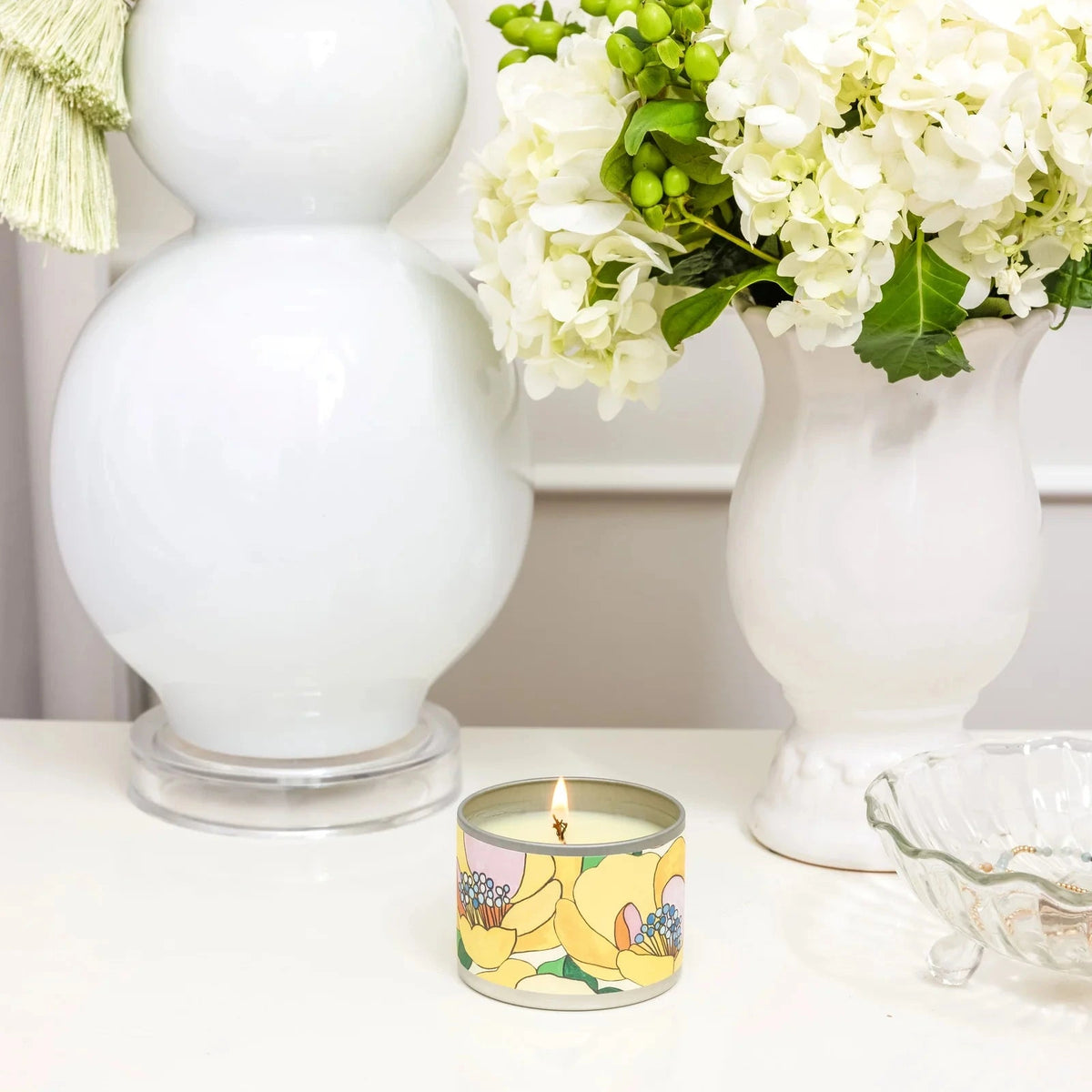 Sunbeam Tin Candle